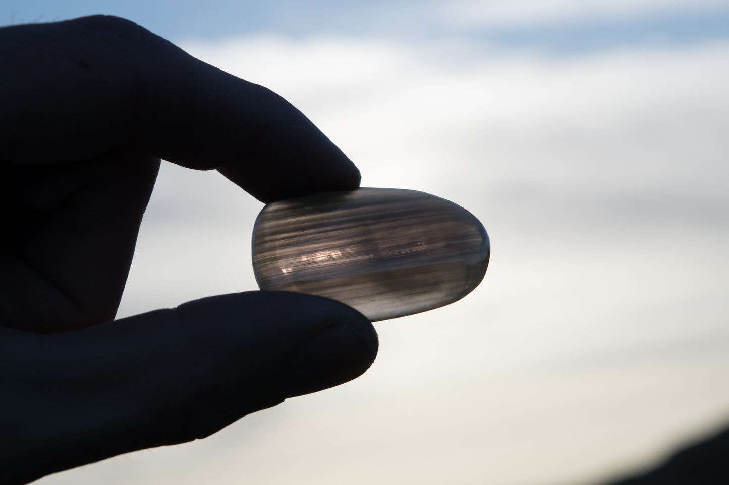 Palm Stones — Hand Shaped Obsidian Pocket Stone