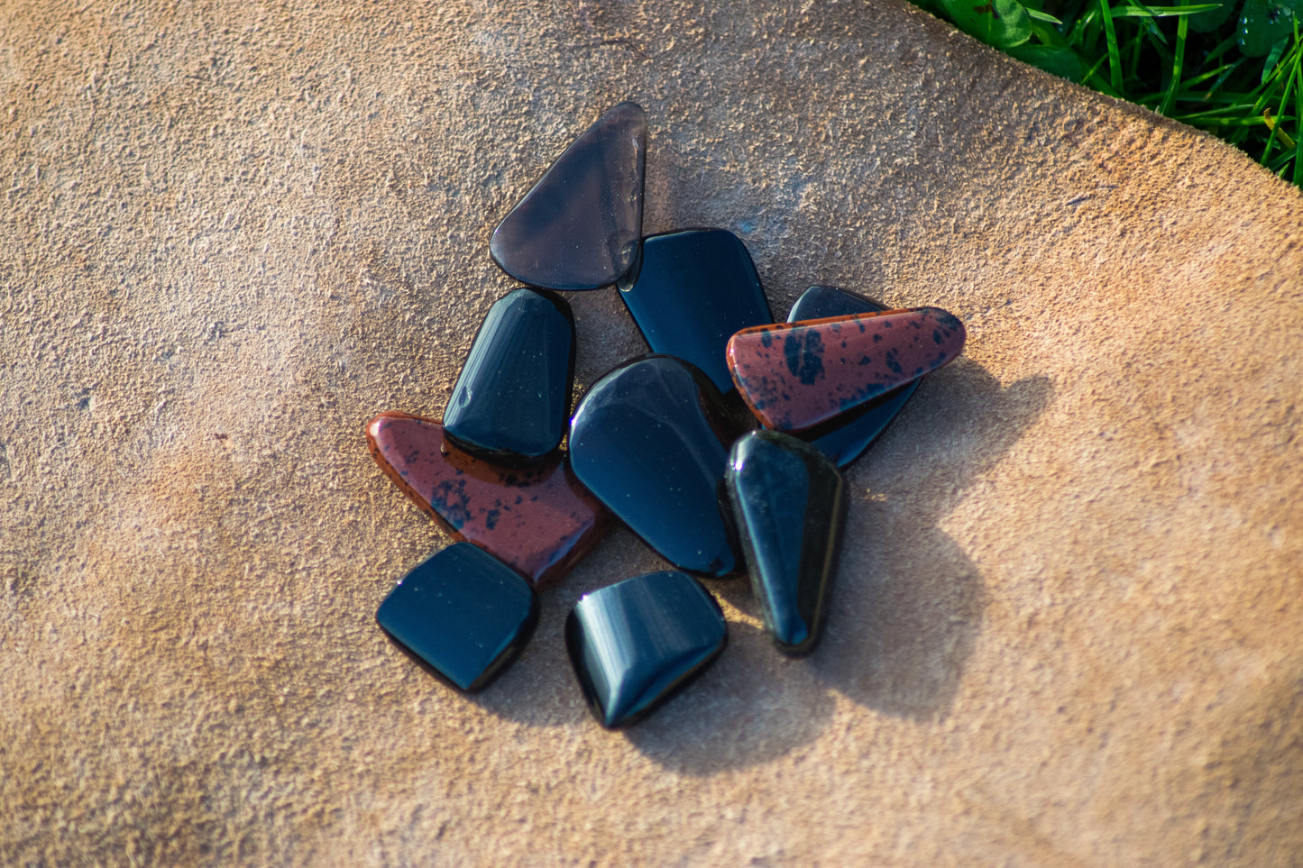 Palm Stones — Hand Shaped Obsidian Pocket Stone