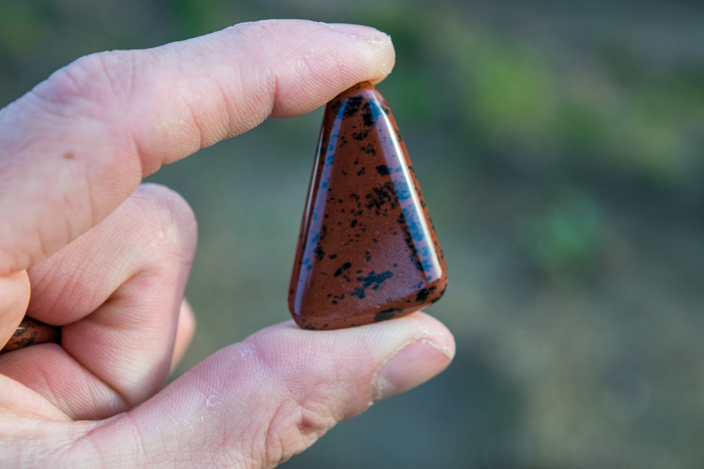 Palm Stones — Hand Shaped Obsidian Pocket Stone